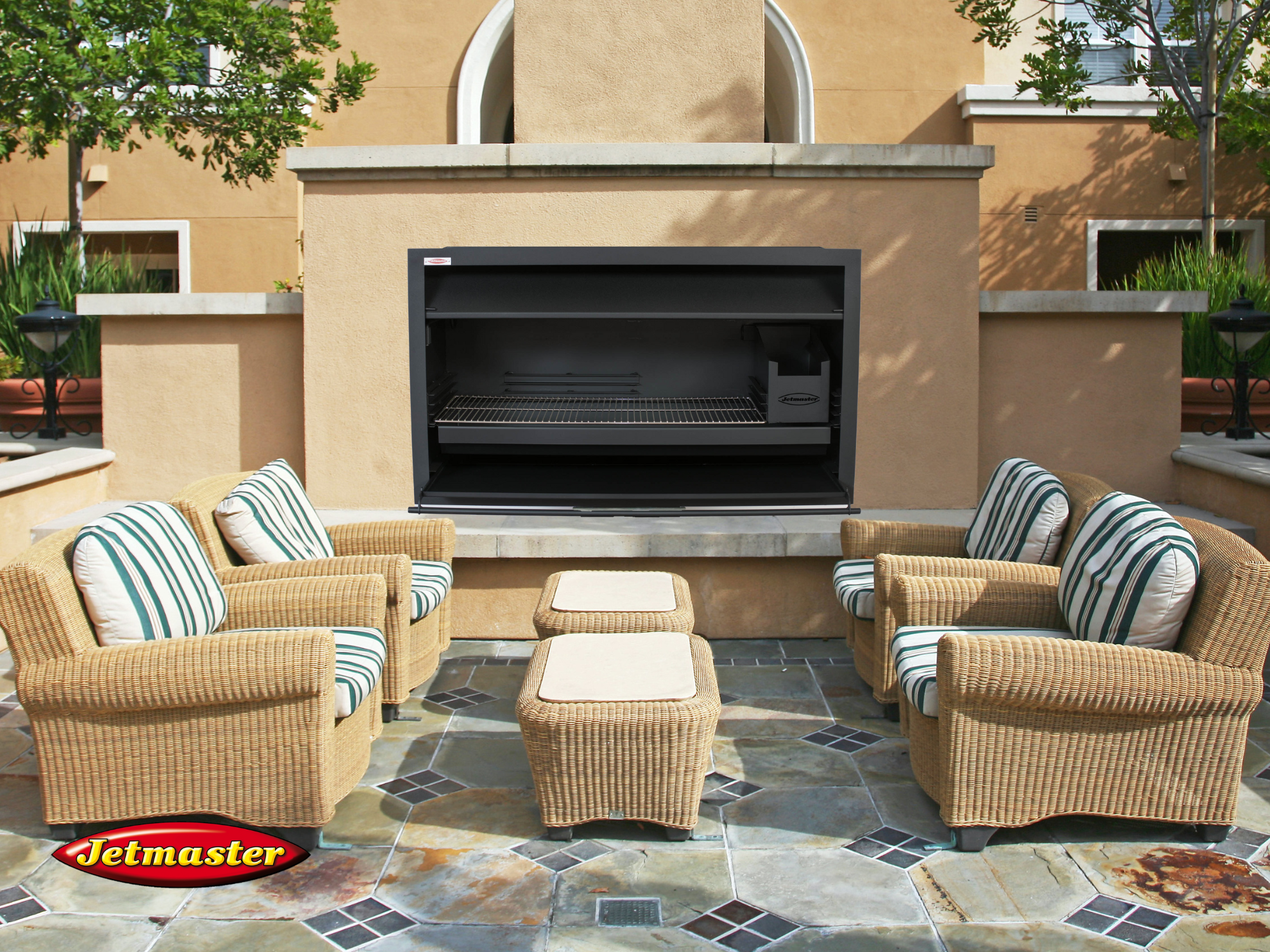 Jetmaster Contractor 1200 Wood Fire BBQ Grill | The Fireplace – The ...