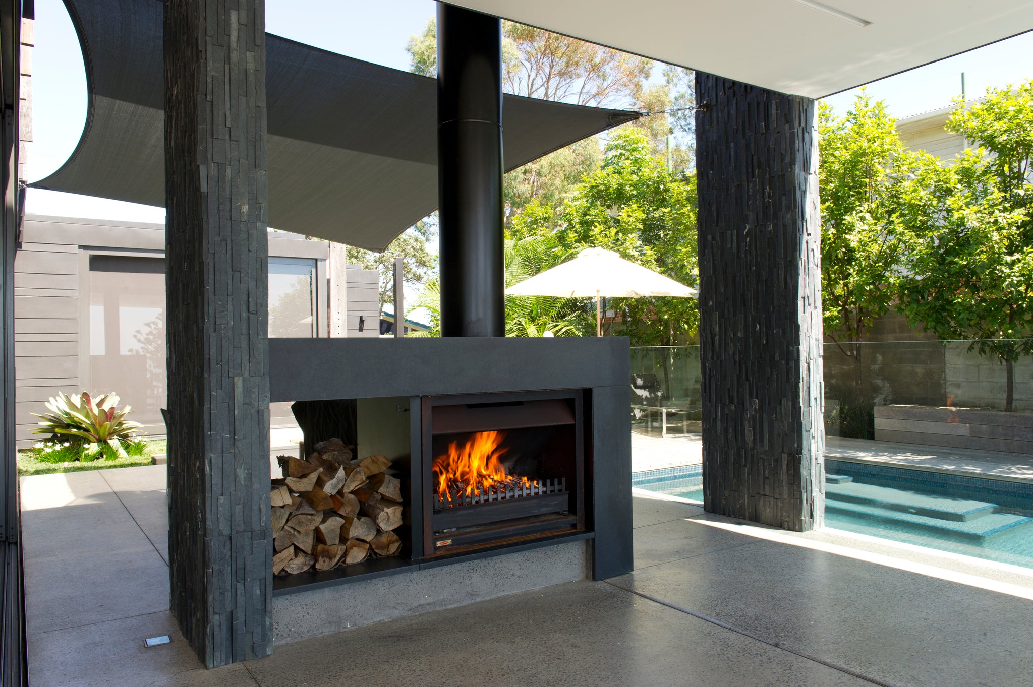 Jetmaster Alfresco Outdoor Wood Fire and BBQ | The Fireplace – The ...