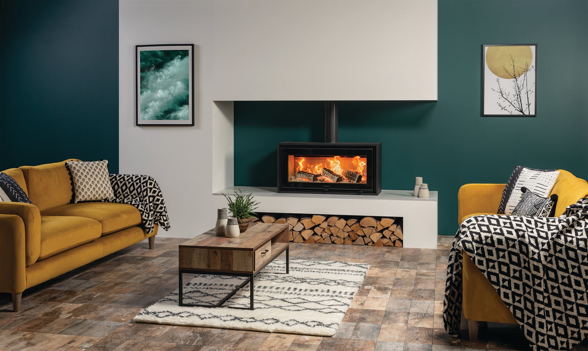 Stovax Studio Freestanding Rural Wood Fire The Fireplace – The